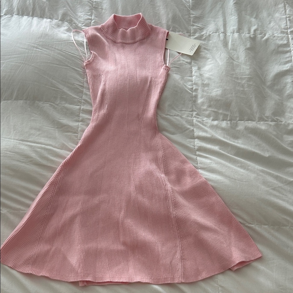 New Pink Sleeveless Dress